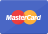 Mastercard logo on blue background, payment method for Dr. Bob's Dental Care services.